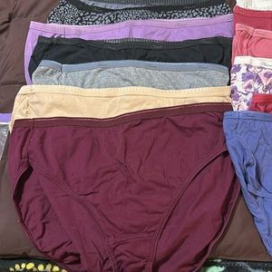 30 Women’s Hanes Ultimate Cotton Hi-Cut Briefs or Pack of 5.